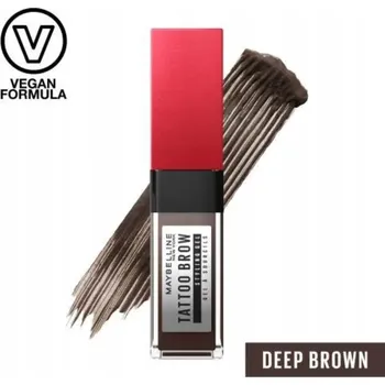 Tužka na obočí Maybelline Tattoo Brow Gel na obočí 260 Deep Brown