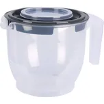 EH Excellent Houseware Mísa na mixování s držadlem a víkem, 2,2 l, šedá