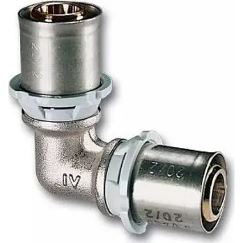 Fitinka IVAR CS Lisovací koleno 90° Press d 18, IVAR.PT 5710, 511018 | cena za ks