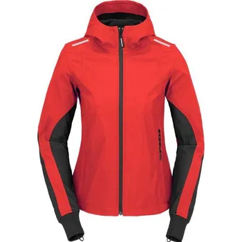 Moto bunda Bunda HOODIE ARMOR LIGHT LADY 2023, SPIDI, dámská (černá/červená) XL