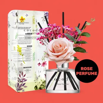 Aroma difuzér COCODOR - Rose Diffuser Rose Perfume - Difuzér s růží a vůní růže - 200 ml