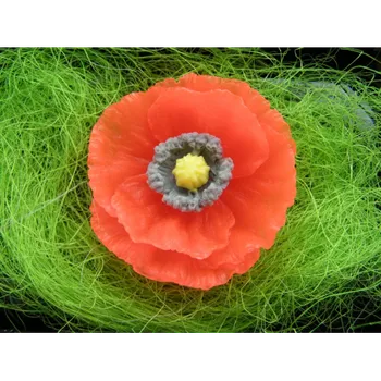 Silikonová forma na mýdlo a svíčku vlčí mák