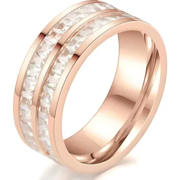 Prsten IZMAEL Prsten DE 31820 Zlatá/Růžová KP31820 69mm KP31820