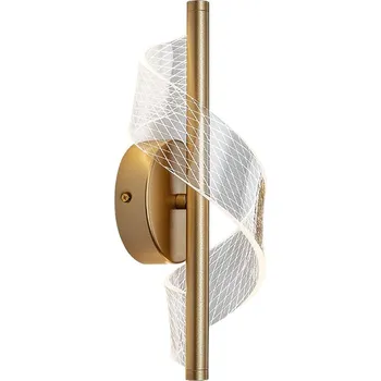 Osvětlení RABALUX 71415 Zofrael nástěnné svítidlo LED 6W/900/550lm 3000K zlatá, průhledná