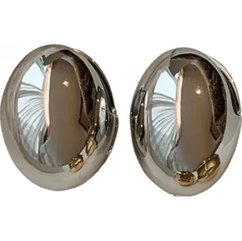 Náušnice IZMAEL Náušnice Retro Oval Stříbrná KP29334