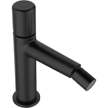 Vodovodní baterie Laveo Pretto - stojánková bidetová baterie se zátkou Černá