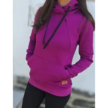 Těhotenská mikina Kulišárny Mikina dámská MAGENTA kojicí VELIKOST: 34