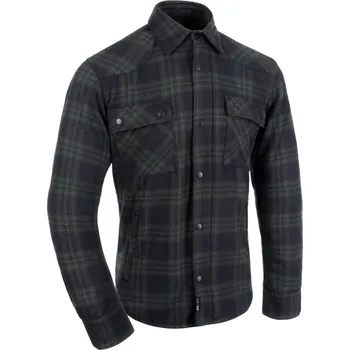 Moto bunda Košile KICKBACK 3.0, OXFORD (zelená) 5XL