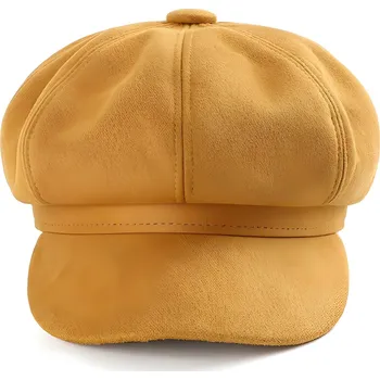 Čepice Dámský baret LÍ 26003 Žlutá