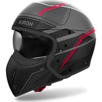 Helma na motorku Přilba J110 Slim, AIROH (červená matná) 2026 S