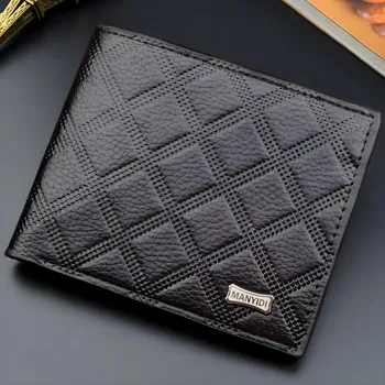 Peněženka Pánská peněženka Manyidi LU 35504 Tmavě Hnědá