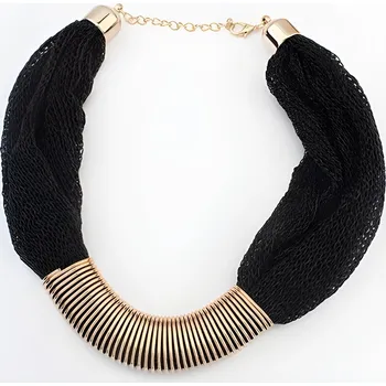 Náhrdelník IZMAEL Náhrdelník SI 2184 Černá KP2184