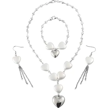 Souprava šperků IZMAEL Set BO 15147 Stříbrná KP15147