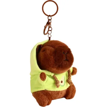Klíčenka Kapybara Hnědá/Zelená