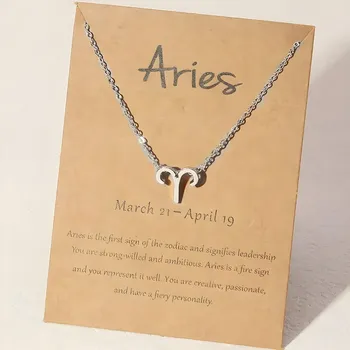 Náhrdelník IZMAEL Náhrdelník Zverokruh Stříbrná/Beran KP29819