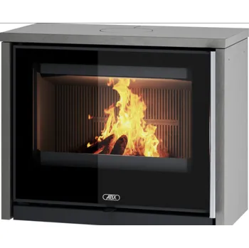 Krbová kamna ABX, spol. s.r.o. ABX Osaka box krbová kamna 3-7,5kW, žula černá