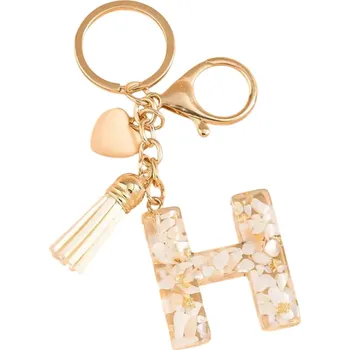 Klíčenka Abeceda H/Bílá