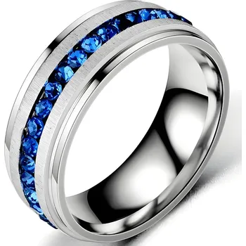 Prsten IZMAEL Prsten NO 17165 Stř./Modrá KP17165 52mm KP17165
