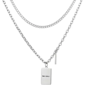 Náhrdelník IZMAEL Náhrdelník SO 15122 Stříbrná KP15122