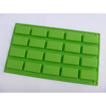 Silikonová forma na mýdlo obdélníky - 20ks