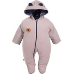 EEVI Kojenecký fleecový overal RUN&FUN béžový - 68