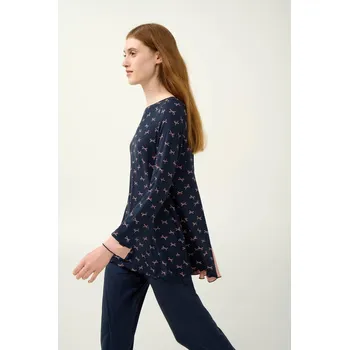 Dámské pyžamo Vamp Dámské zimní pyžamo z mikromodalu s romantickými detaily 23053