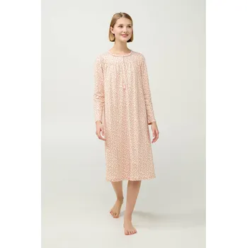 Dámské oblečení Vamp Dámska bavlněná noční košile s konflíkovou légou 23336