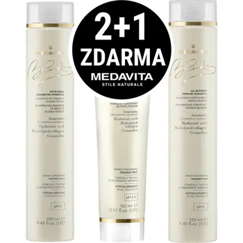 Kosmetická sada Medavita Blondie Ice Blondes šampon 250 ml + maska 150 ml + šampon All Blondie 250 ml kosmetická sada