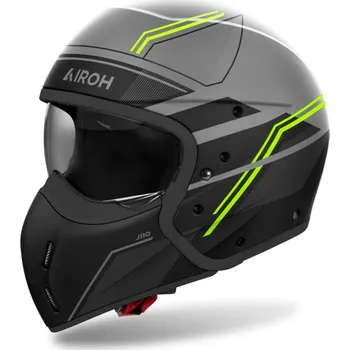 Helma na motorku Přilba J110 Slim, AIROH (žlutá matná) 2026 XL