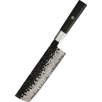 IZMAEL Damaškový kuchyňský nůž YU 37439 Nakiri/Hnědá 7.5 cm