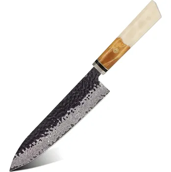 IZMAEL Damaškový kuchyňský nůž AI 37359 Chef/Bílá 20.2 cm