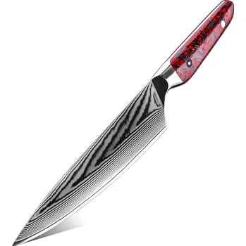 Kuchyňský nůž IZMAEL Damaškový kuchyňský nůž MA 35087 Chef 20 cm