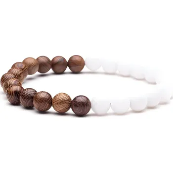 Náramek IZMAEL Náramek CO 28528 Hnědá/Bílá KP28528