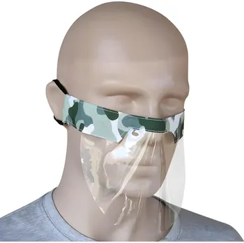 rouška IZMAEL Plastové Ochranné Rouška Maskáčová/Zelená univerzálne 8 ks