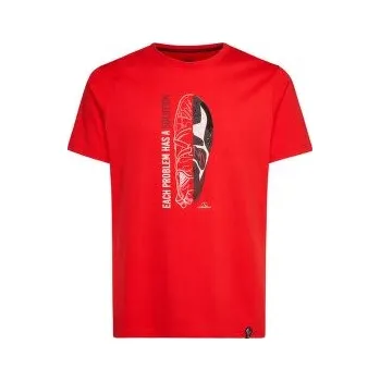 Pánské tričko La Sportiva SOLUTION T-SHIRT Mountain Red červená XL