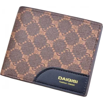Peněženka Pánská peněženka Daiqisi ED 35902 Tmavě Hnědá