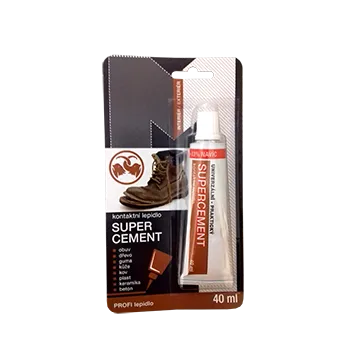 Průmyslové lepidlo Supercement 40ml lepidlo na obuv