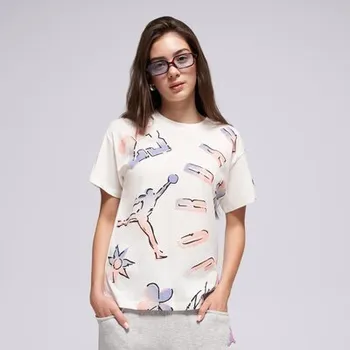 Jordan Tričko Jdg 23 Throwback Ss Tee Girl Krémová 128-140 Cm