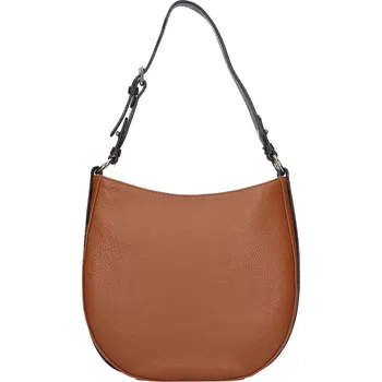 Dámská kožená kabelka Gianní Conti Amanda - hnědo-černá