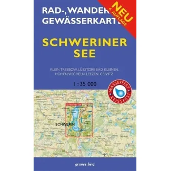 Rad-, Wander- & Gewässerkarte Schweriner See