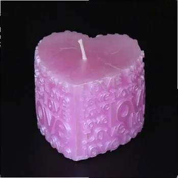 Výroba svíčky Silikonová forma na svíčku LOVE