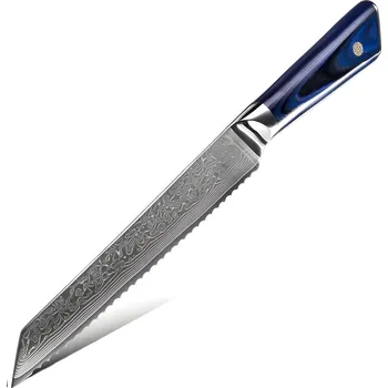 Kuchyňský nůž IZMAEL Damaškový kuchyňský nůž SA 20228 Bread 20 cm