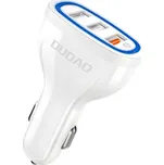 Dudao nabíječka do auta Quick Charge Quick Charge 3.0 QC3.0 2.4A 18W 3x USB (R7S) Bílá