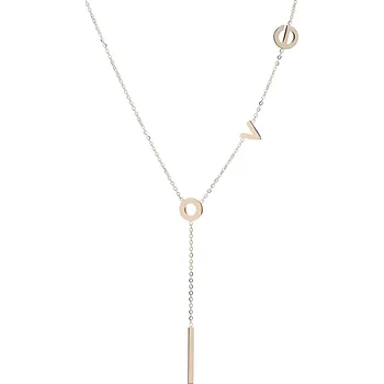 Náhrdelník IZMAEL Náhrdelník BI 28448 Zl.Růžová KP28448