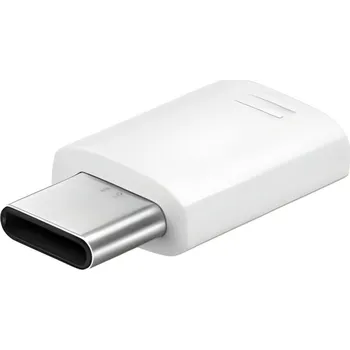 Adaptér Samsung USB Type C na Micro USB Bilá