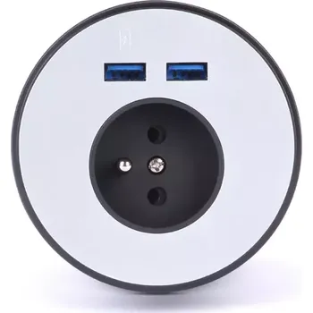 Elektrická zásuvka Zásuvkový panel do průchodky PGCZ 022