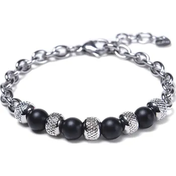 Náramek IZMAEL Náramek VO 34504 Černá/Matná KP34504