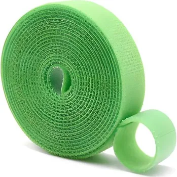 Organizátor na kabely Velcro 1m Zelená