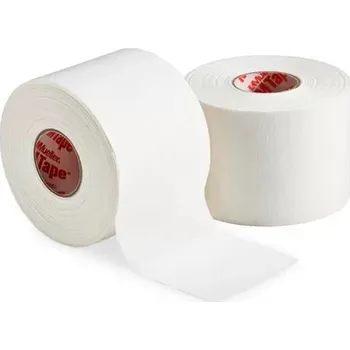 Tejpovací páska Mueller M-Tape tuhý sportovní tejpovací pásek bílý 5 cm x 13,7 m