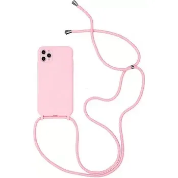 Pouzdro na mobilní telefon Ochranný kryt s poutkem pro iPhone 12 - Pink